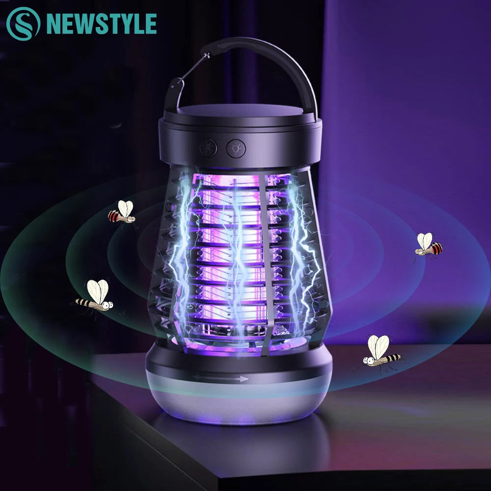 MosquitoGuard Inverter USB Mückenlampe | Anti-Moskito & Campinglicht | 4 Helligkeitsstufen + SOS | Outdoor & Zuhause