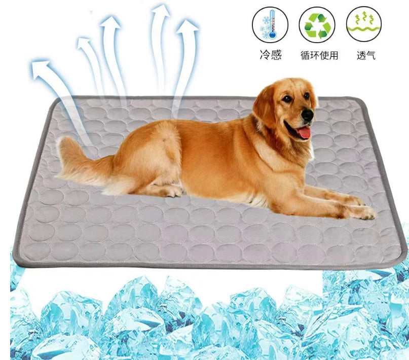 Coolora Pets | Kühlmatte für Hunde & Katzen | Atmungsaktive Selbstkühlende Sommerdecke | Waschbare Haustiermatte