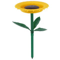 FloraFeeder Sonnenblumen Vogeltränke & Futterstation | Blumendesign | Hängende Garten-Deko | 24 cm Durchmesser, 43 cm Höhe