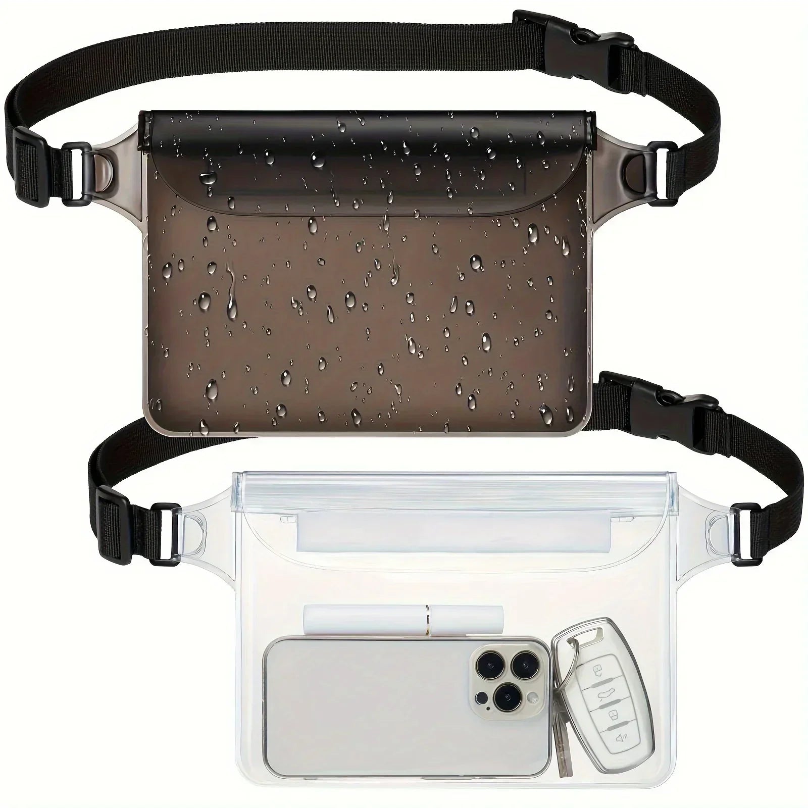 AquaPulse Gear – Wasserdichte Handy-Tasche mit Touchscreen | 3-fach versiegelt | Ideal zum Schwimmen, Rafting & Tauchen