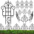 FlexiGarden Dekorativer Gartenzaun | Kunststoff | 40 cm hoch | Faltbar & Multifunktional | 10er Set