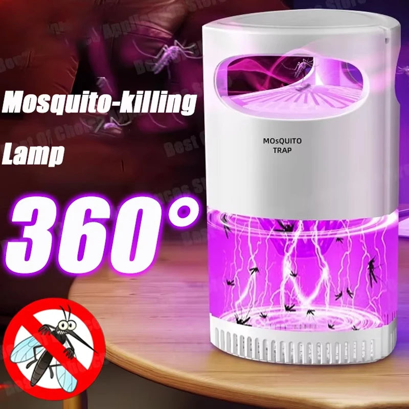 SafeSleep Kabellose Elektrische Mückenlampe | USB Typ-C | Silent & Automatisch | Indoor & Outdoor | Camping & Zuhause