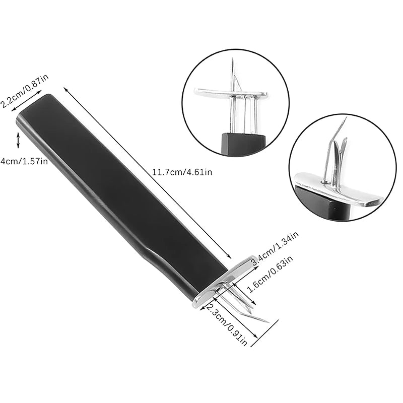 KNOTIVA Perlenknoten Werkzeug | Präzisions Knotter | Metall | 15 cm | DIY Schmuckherstellung