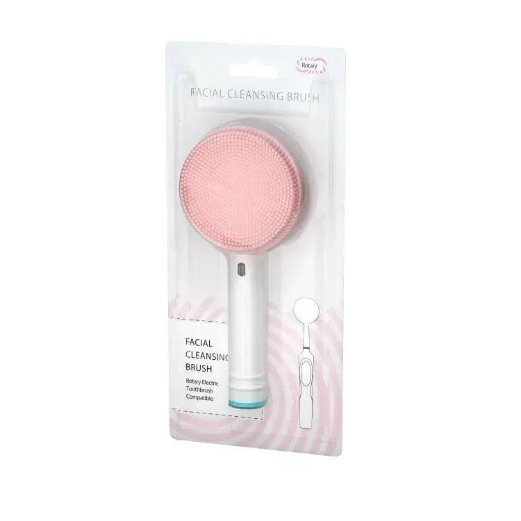 DermaVibe Silikon-Gesichtsreinigungsaufsatz für elektrische Zahnbürsten – Sanfte Tiefenreinigung & Gesichtsmassage
