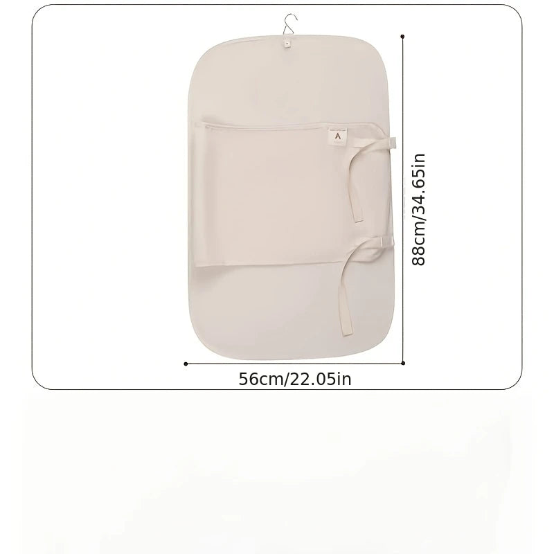 FlexiPack Gepäckgurt mit Tasche | Faltbar | Platzsparendes Reise-Accessoire | Integrierte Aufbewahrung