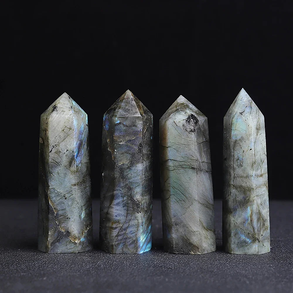 Crystal Obelisk Elaria | Natural Stone Healing Stone | For Meditation & Reiki | 4–8 cm