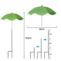 Florashade Pflanzen Sonnenschirm | Verstellbarer Pflanzenschutz | UV-Schutz Schirm mit Erdspieß | Wetterfest | Ø 60 cm