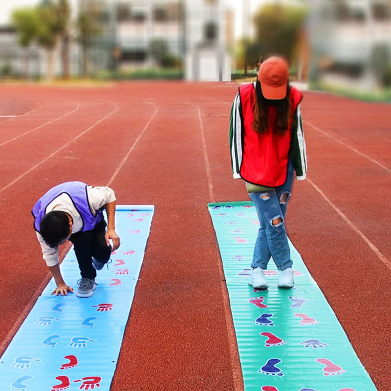 StepMatch Hand- & Fuß-Hüpfspiel | Koordinationsspiel für Kinder, Jugendliche & Erwachsene | Outdoor-Teamspiel