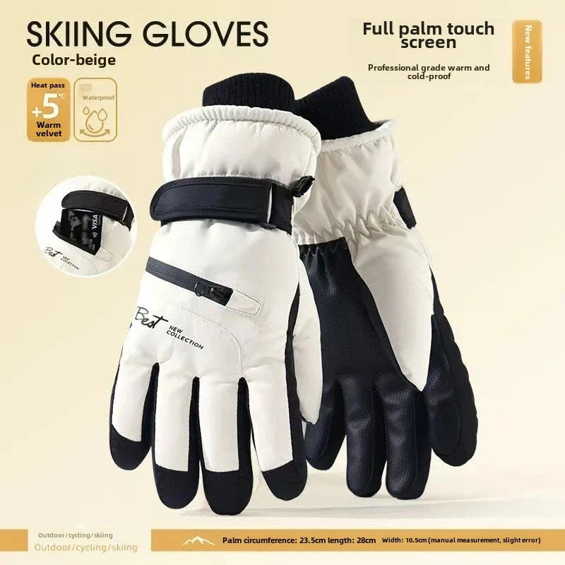 GlacioShield Pro Gloves | Waterproof Winter Gloves | Touchscreen & Anti-Slip | Warm Fleece Lining for Skiing, Cycling & Outdoor Activities