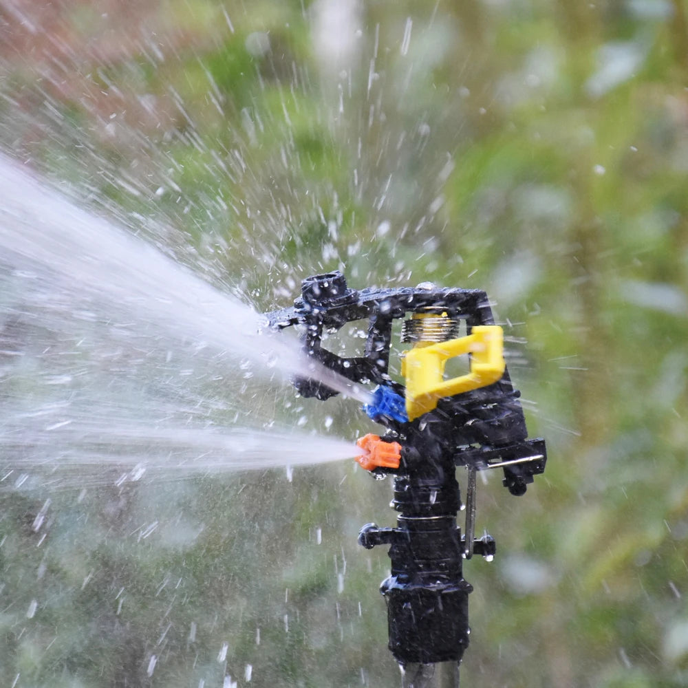 HydroSpin Rasensprenger 360° | 1/2" Außengewinde | 5–12 m Reichweite