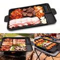 Grillvora BBQ Grillpfanne | Antihaft | Raucharm | Aluminium Grillplatte mit Fettablauf