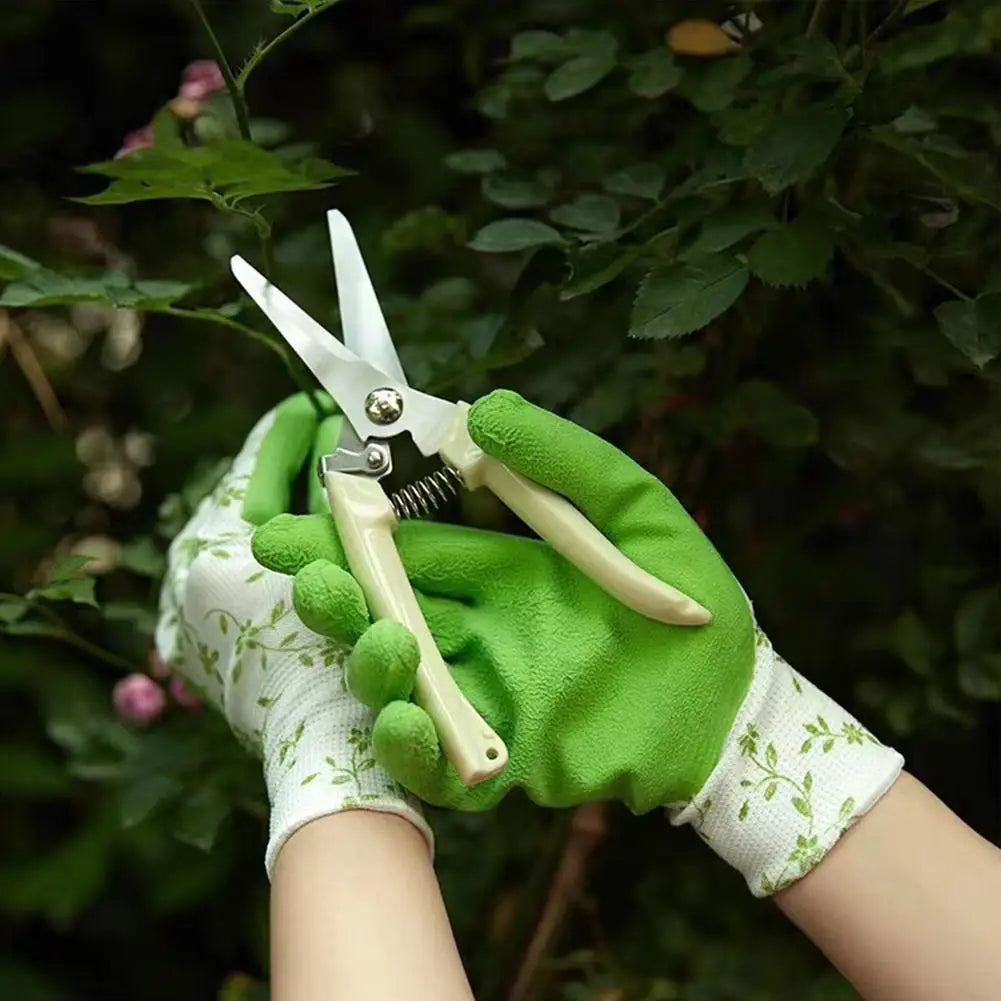 GardenGrip Gartenhandschuhe Latex Schaum | Rutschfest & Atmungsaktiv | Einheitsgröße