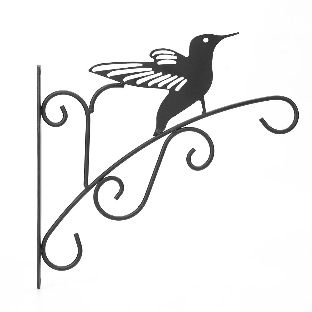 FloraHook Metall-Wandhaken für Pflanzen | Blumenampel Halter | Balkon & Garten Deko