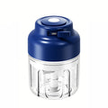 Chopiva Elektrischer Mini Zerkleinerer | USB Food Processor | 6-Klingen System | 320 ml Küchenzerkleinerer