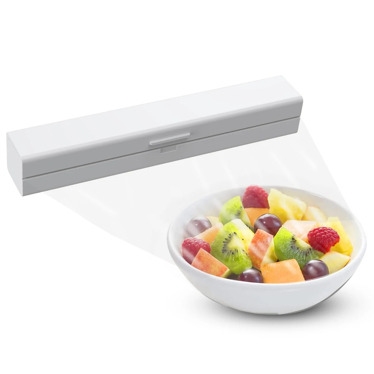 FrischFix Frischhaltefolien Spender | Magnetisch & Wiederverwendbar | Edelstahlklinge | 32 cm