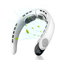 Aervyra Nackenventilator | 4-Turbo Luftstrom | 4000mAh Akku | Bladeless Tragbarer Ventilator mit LED-Display