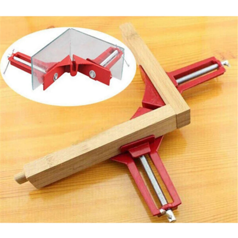 FrameMate Rechteckige Eckklemme 90° | Aluminium | Bilderrahmen & Gehrung Halter | Holzwerkzeug