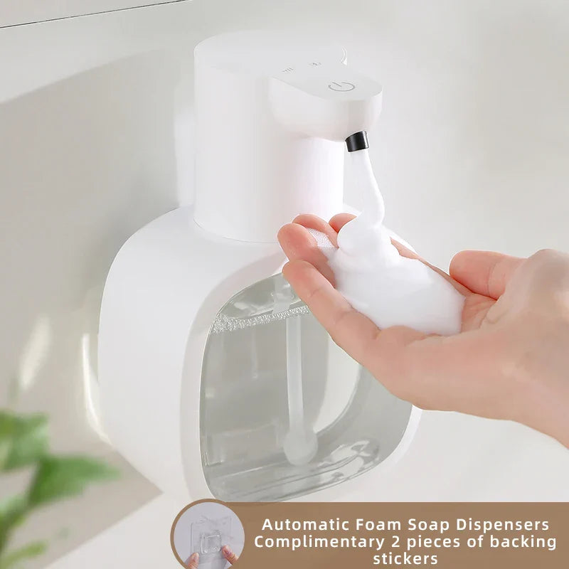 Automatic Foamello Soap Dispenser | Wall Mountable | 500 ml | Rechargeable & Touchless | Sensor-Operated Foam Function