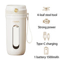 Blendora | Tragbarer Mini Mixer | USB Wiederaufladbarer Smoothie-Maker | Tritan Behälter | 400 ml