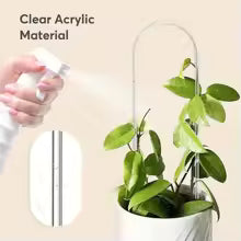 ClearGrow U-förmiger Pflanzenständer Acryl | 2er Set | Indoor Kletterhilfe | Stilvolles Rankgitter