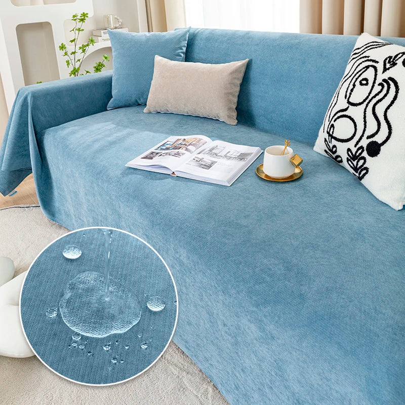 HomeGuard Sofa Cover | Waterproof & Scratch-Resistant | Dust Protection & All-Round Throw | For Sofa, Bed & Living Area
