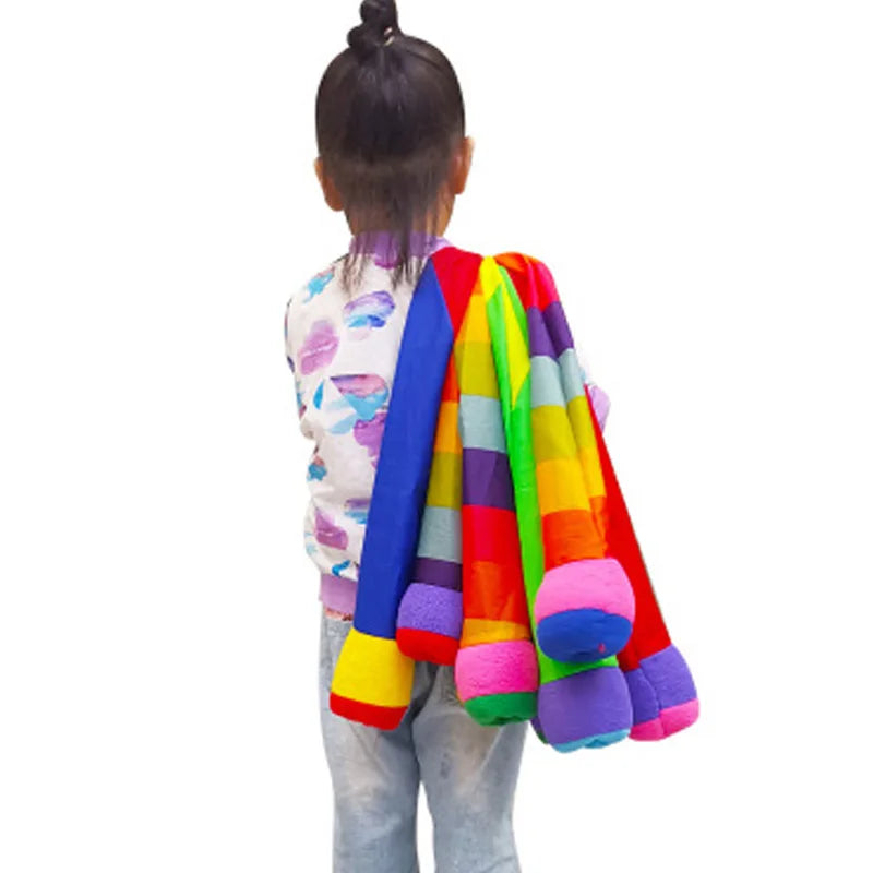 SkyTail Wurf- & Fangball-Set | Regenbogenschweif | Outdoor-Geschicklichkeitsspiel für Kinder