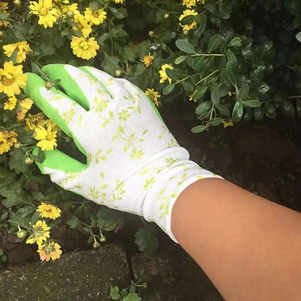 GardenGrip Gartenhandschuhe Latex Schaum | Rutschfest & Atmungsaktiv | Einheitsgröße