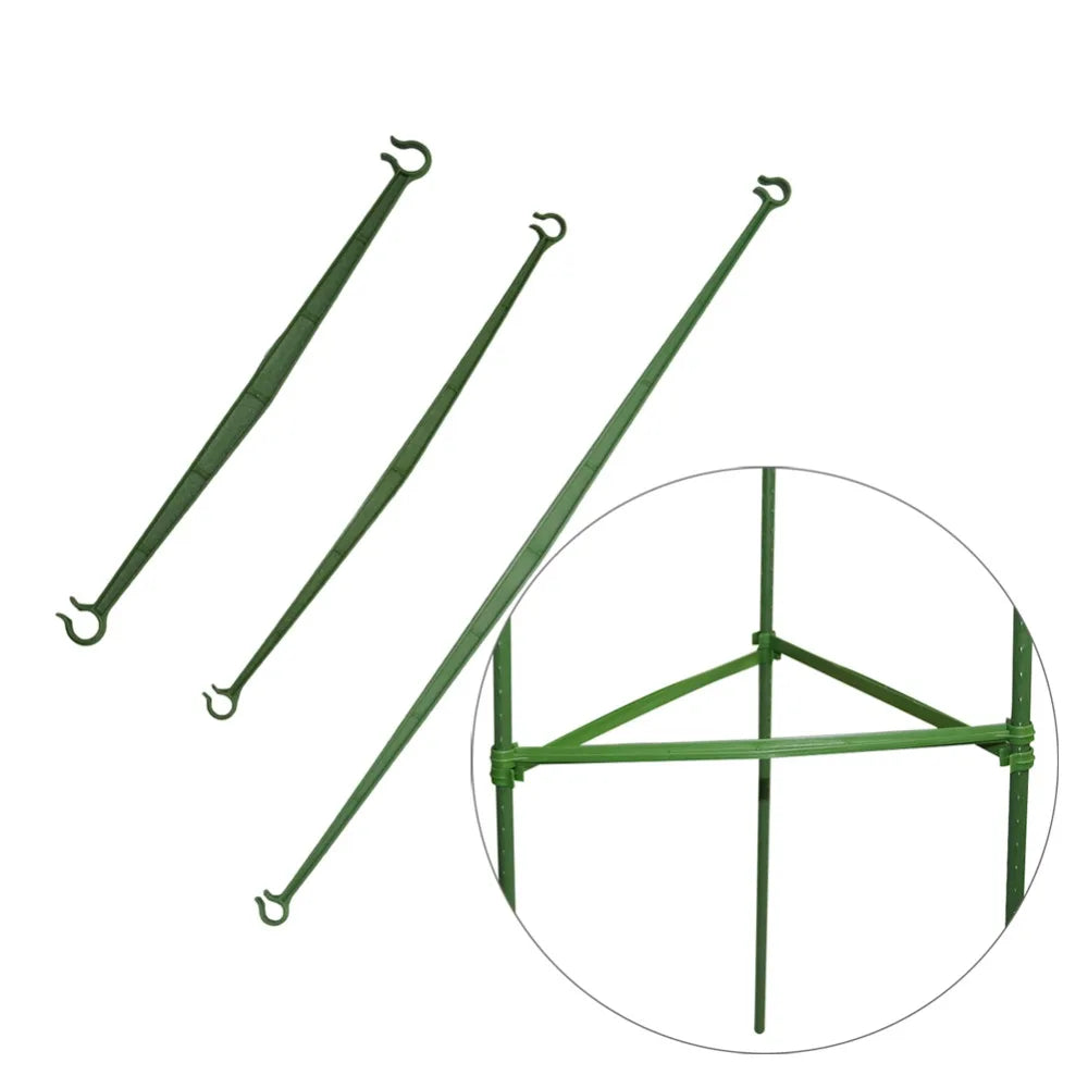 GrowLink Pflanzenstützen Verbinder 10er-Set | 8/11/16 mm | Gewächshaus & Garten DIY | Rankhilfe Kunststoff