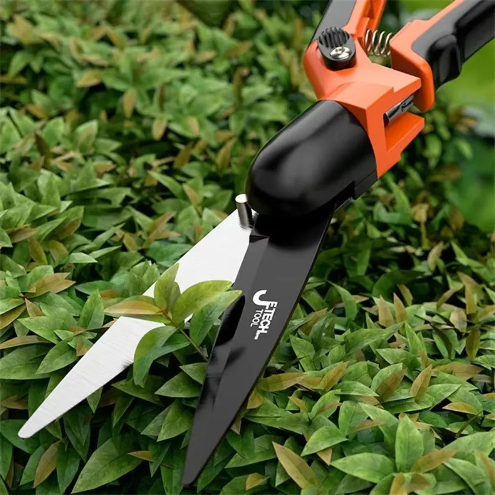 VerdeCut | Gartenschere mit 360° Drehkopf | Präzise Rasenkantenschere für Hecken, Blumen & Strauchschnitt
