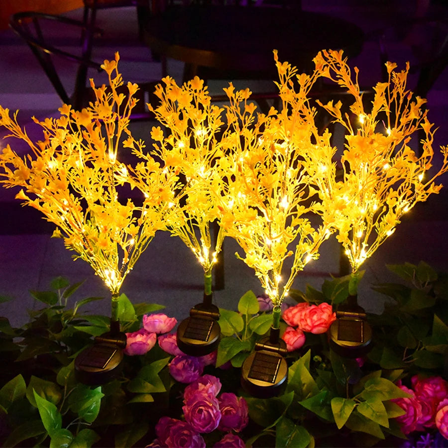 FloraGlow Rapsblumen Dekoration | Künstliche Garten- & Rasenpflanzen | Outdoor & Indoor Pflanzendeko