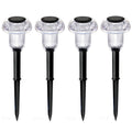 GlowShroom | 4er Set Solar Pilzleuchten LED | IP65 Wasserdichte Gartenstecker | Dekorative Wegbeleuchtung für Garten & Einfahrt