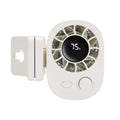 Breezico Mini Clip-Ventilator | Tragbar & Wiederaufladbar | 6,2 x 4,5 x 6,3 cm | 100-Stufen