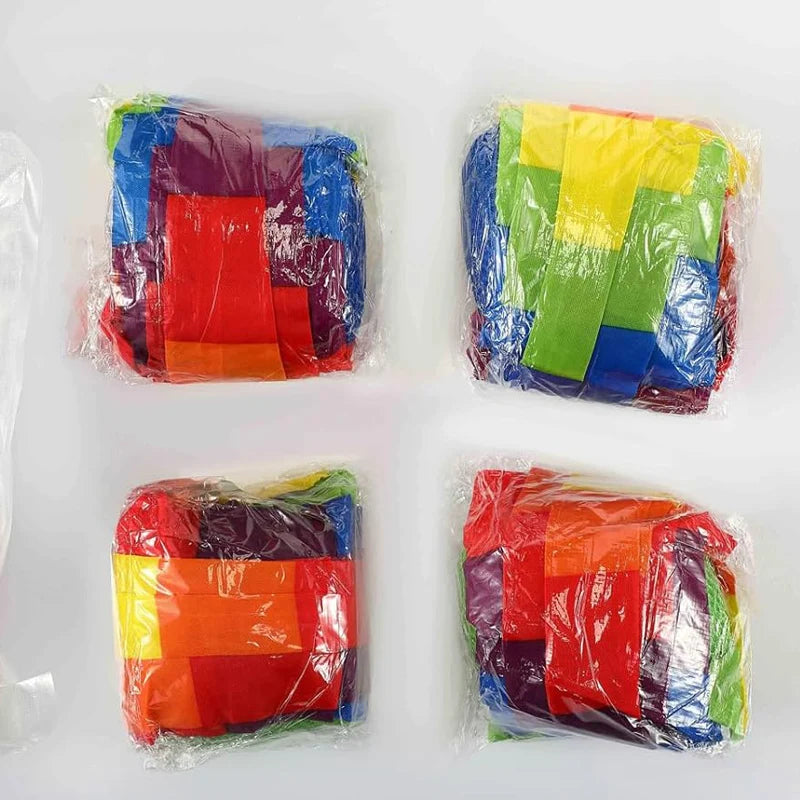 SkyTail Wurf- & Fangball-Set | Regenbogenschweif | Outdoor-Geschicklichkeitsspiel für Kinder