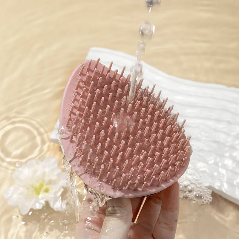DermaSilk Kopfhaut Massagebürste | Sanfte Reinigung & Peeling | 11 cm Ergonomisches Design