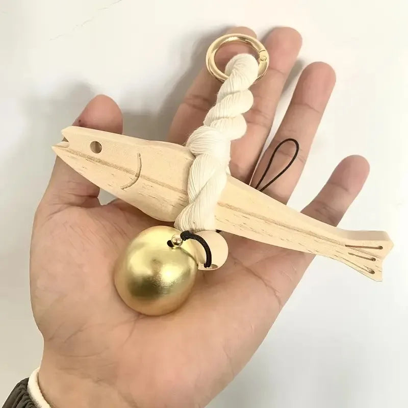 HolzCharme Wand-Fischornament | Ultraleicht & Platzsparend | Kiefernholz Dekoration