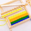WEAVOLI Webstuhl Kinder Holz | DIY Webset | Handwebrahmen mit Zubehör | Kreatives Lernspielzeug