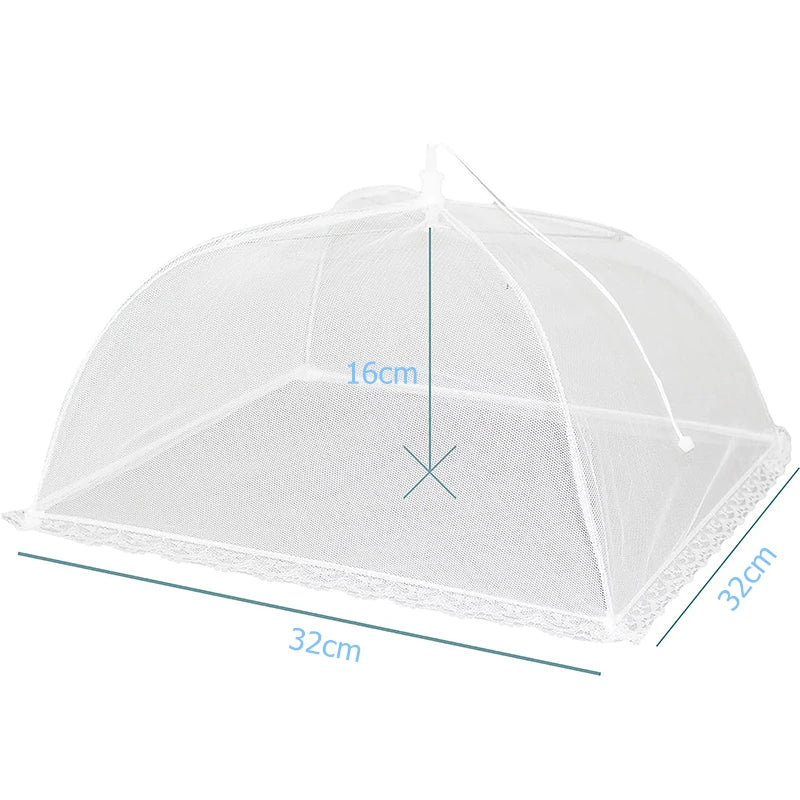 FrischNetz Foldable Food Cover | Reusable & Breathable | Insect Net for Outdoors & Kitchen | Lightweight & Space-Saving