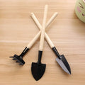 GrünMeister Mini-Gartenwerkzeug-Set | 3-teilig | Schaufel & Harke | Ergonomisch & Langlebig