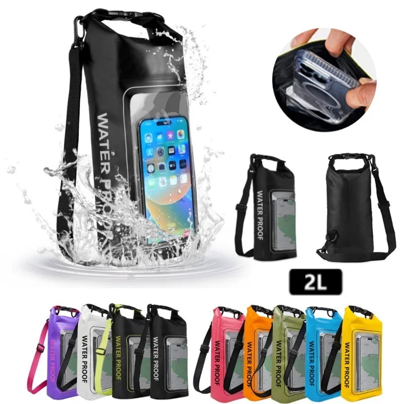 HydroPack 2L Wasserdichte Dry Bag | Touchscreen-fähig | Outdoor Trekking & Wassersport