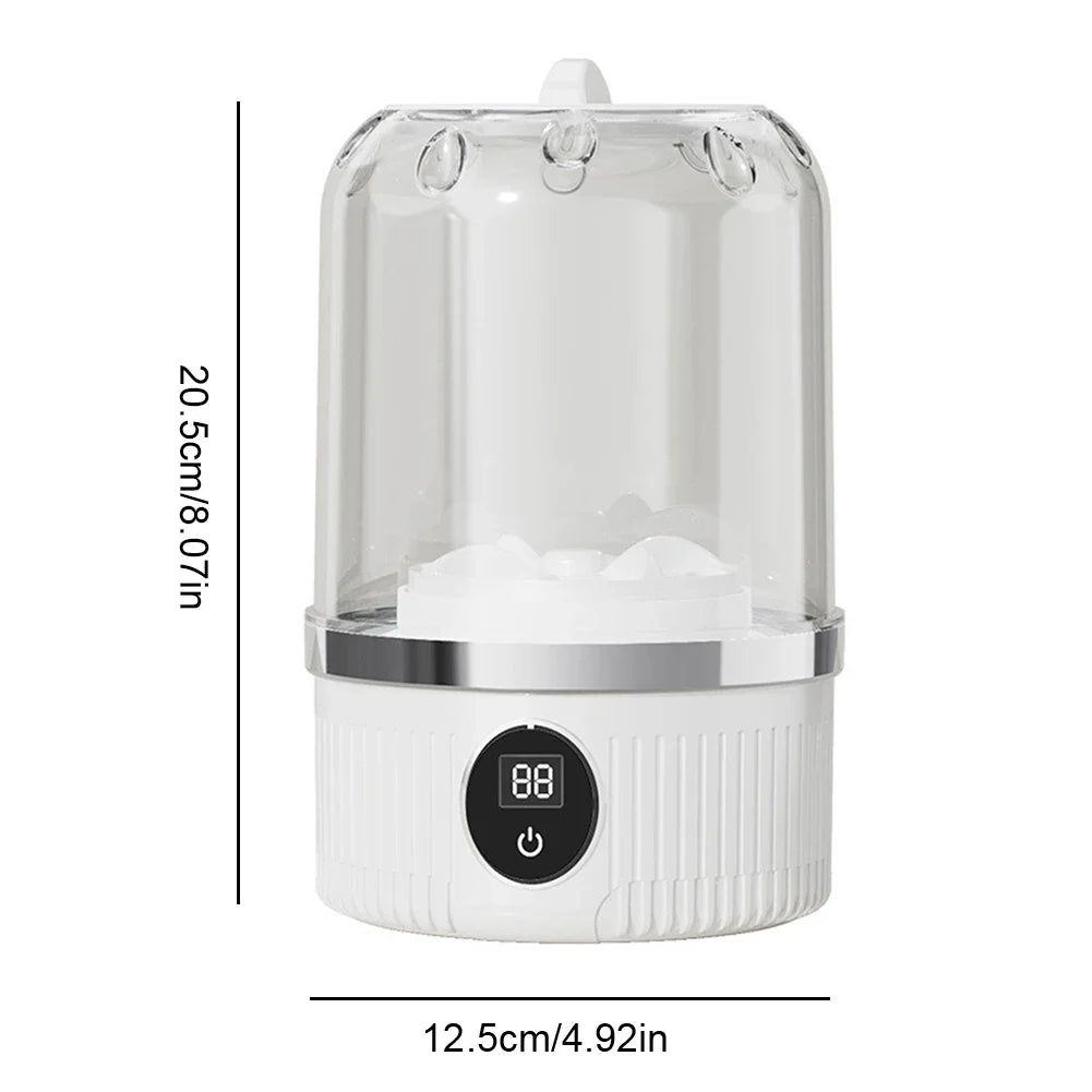 WashGo Mini-Waschmaschine | Tragbare Akku-Waschmaschine | 1 L Fassungsvermögen | 4000 mAh