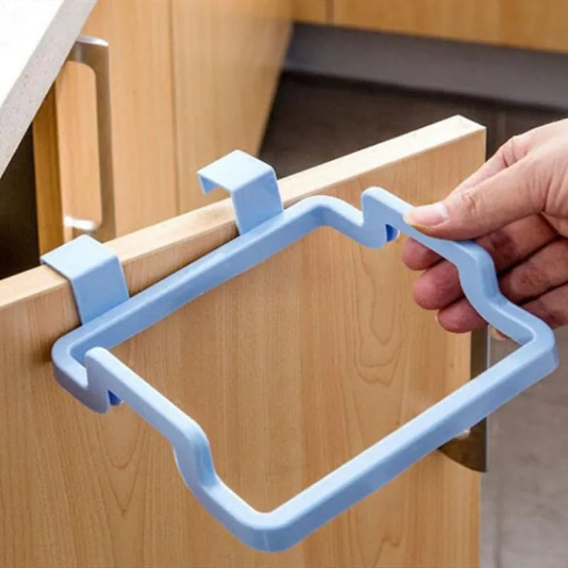 Hangivo Müllbeutel Halter zum Einhängen | Küchen Schrank Organizer | Kunststoff