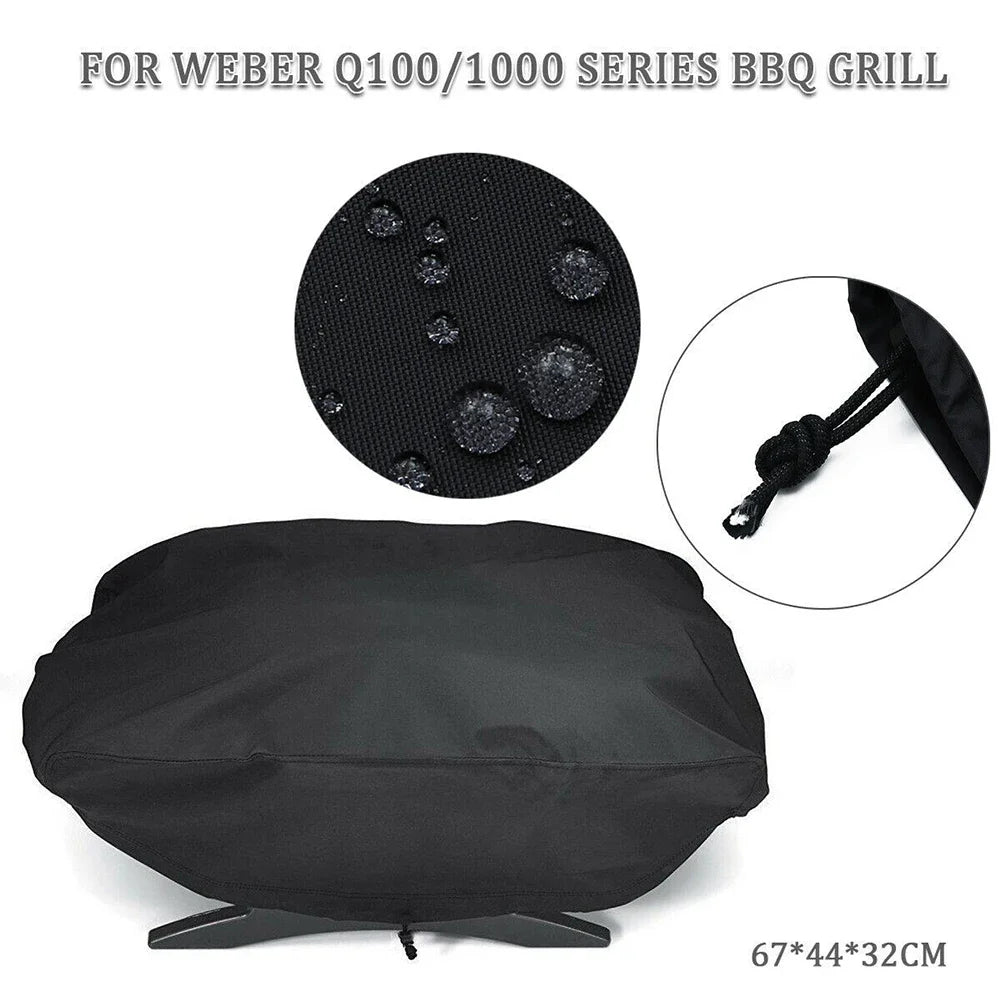 GrillGuard ProCover Grillabdeckung 67,1 x 44 x 32 cm | Wasserdicht | Windfest | Polyester