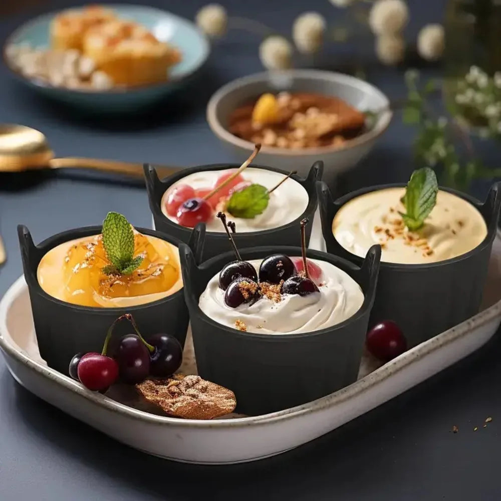 Bakevera | Silikon-Backformen für Heißluftfritteuse & Dampfgarer | Antihaftbeschichtet | Wiederverwendbar