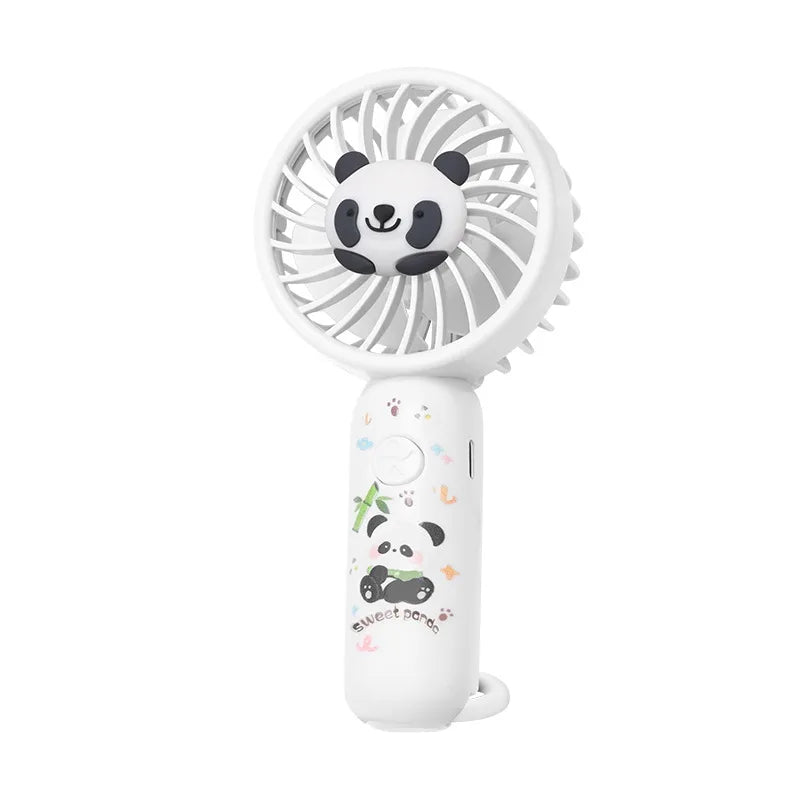 CooliFan Mini-Handventilator | USB wiederaufladbar | Leise & tragbar | Cartoon Design | Geschenkidee