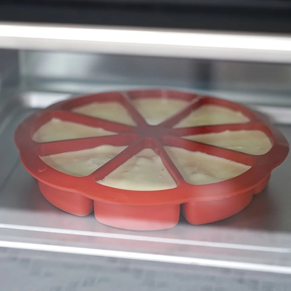 BackLuxe Silikon Kuchenform Antihaft | Dreieckige Stücke | Flexibel & Hitzebeständig