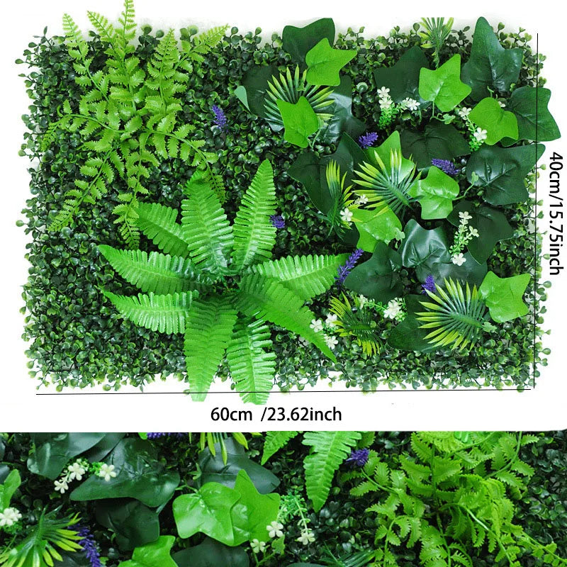 Everluma Garden Kunsthecke Wandpaneel | Realistische Buchsbaum-Optik | UV-beständig & Wetterfest