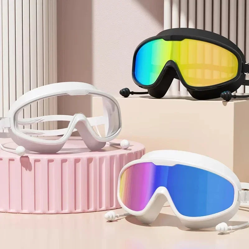 AquaVision Schwimmbrille für Erwachsene & Jugendliche | Anti-Beschlag | UV-Schutz | Weites Sichtfeld