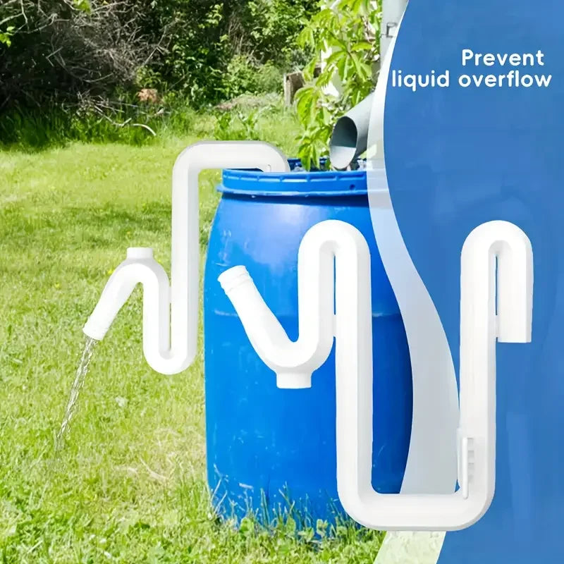 Flowrain | Regenwasser-Siphonschlauch | Selbstansaugendes Wassertransfersystem | Automatische Entwässerung & Befüllung
