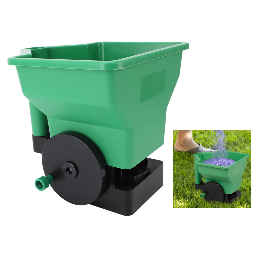 SowMaster Handstreuer 3L | Präziser Dünger- & Salzstreuer | Leichtgewicht für Garten und Rasen