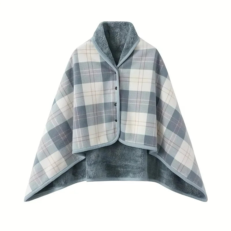 CozyWrap Cuddle Scarf | Wearable Blanket | Soft Flannel | Ideal for Office & Home